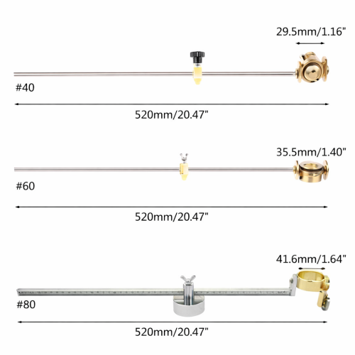 P80 ADJUSTABLE TORCH ROUND COMPASS CUTTING ROLLER MAGNETIC GUIDE
